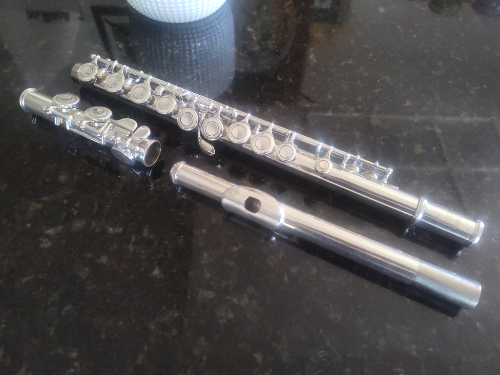 Yamaha 225SII Flute C foot, offset G, closed hole
