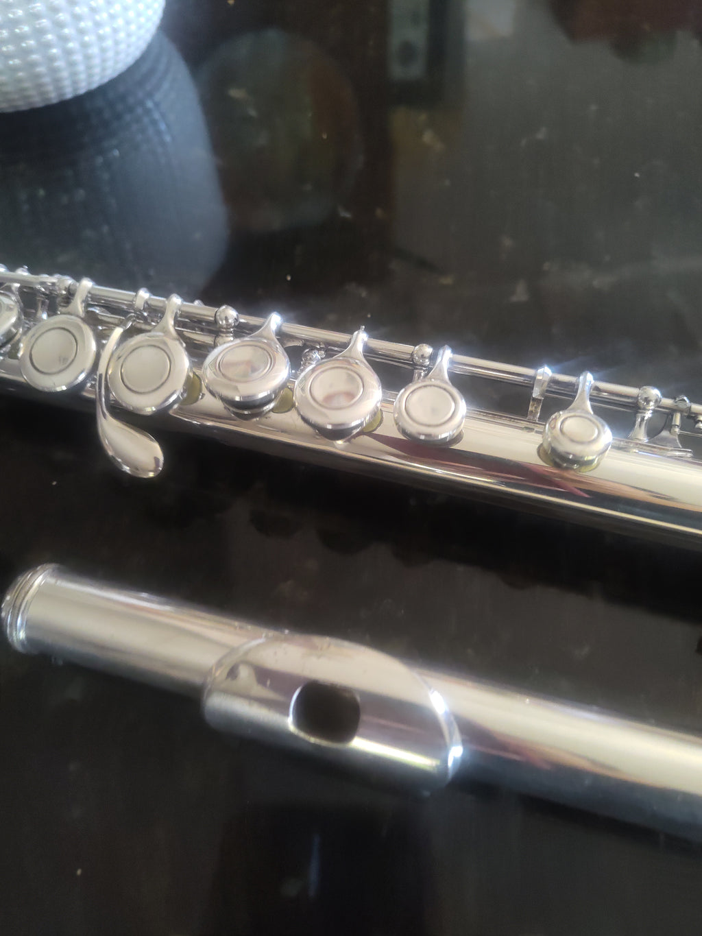 Yamaha 225SII Flute C foot, offset G, closed hole
