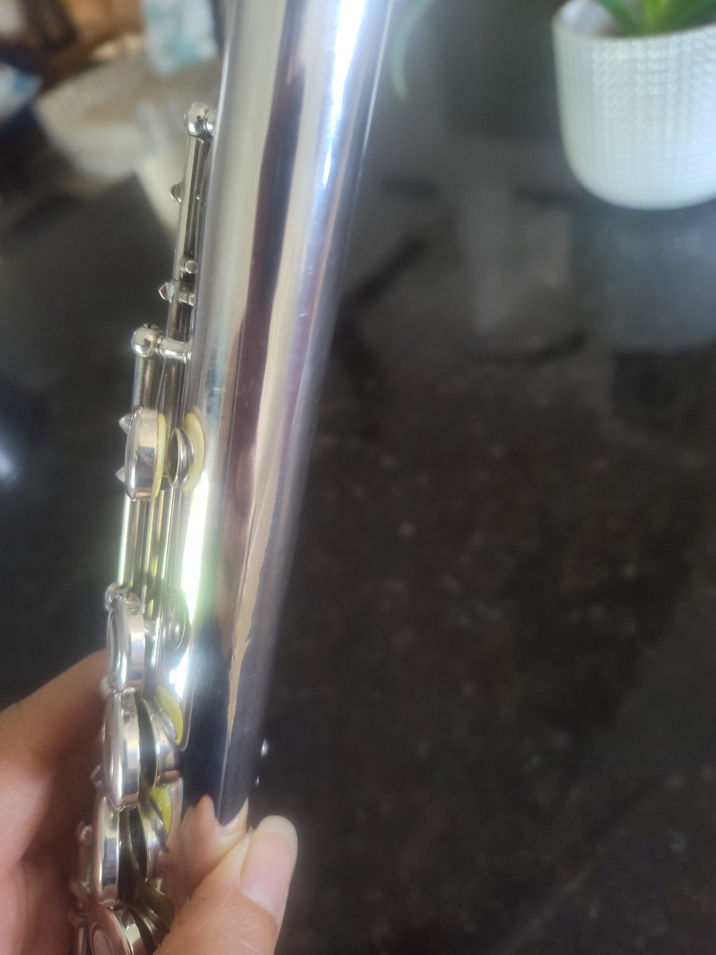Yamaha 225SII Flute C foot, offset G, closed hole
