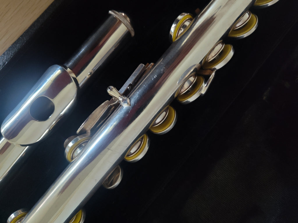 Gemeinhardt 2SP OVERHAULED FLUTE OFFSET G, C FOOT VIDEO DEMO