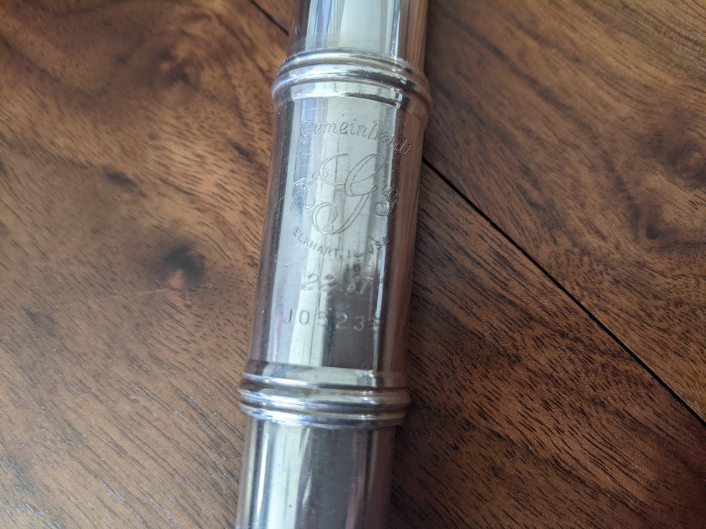 Gemeinhardt 22SP OVERHAULED FLUTE OFFSET G, C FOOT VIDEO DEMO