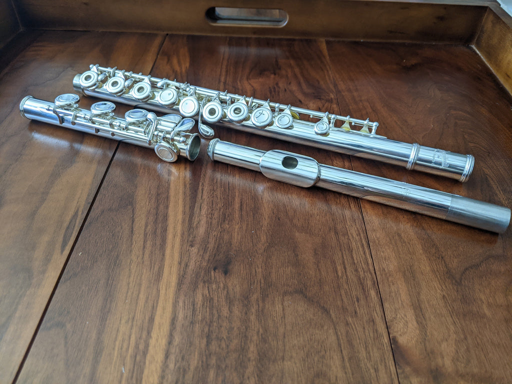 Giardinelli Haynes Flute GFL-10 Open hole, Offset G, B foot, Yamaha Headjoint