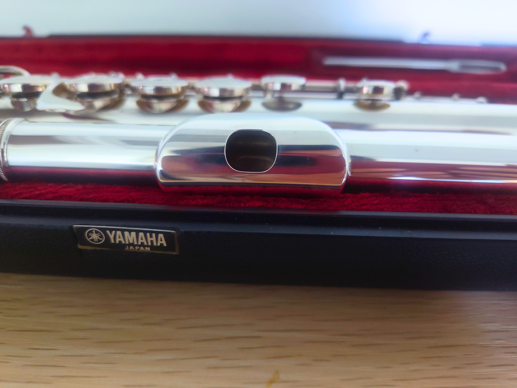 Yamaha Flute YFL-285 In line G Open Hole C Foot Overhauled Flute