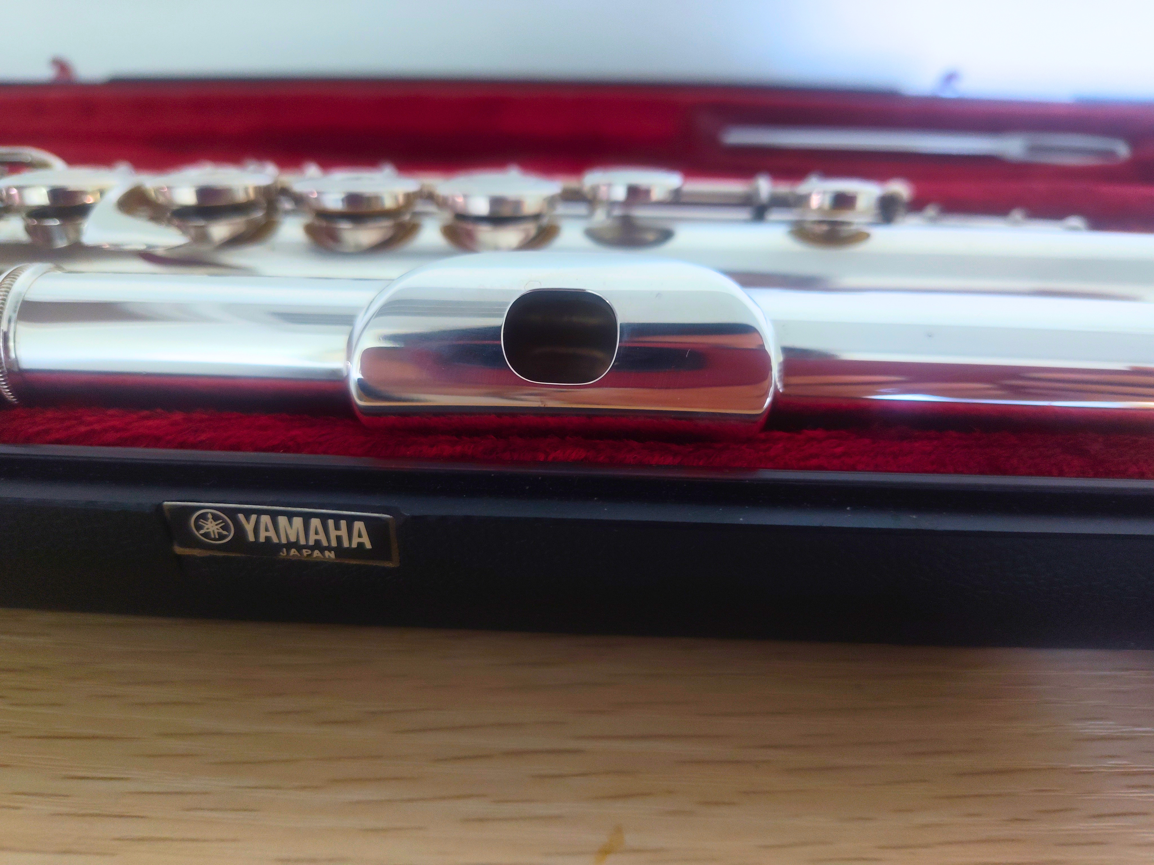 Yamaha Flute YFL-285 In line G Open Hole C Foot Overhauled Flute
