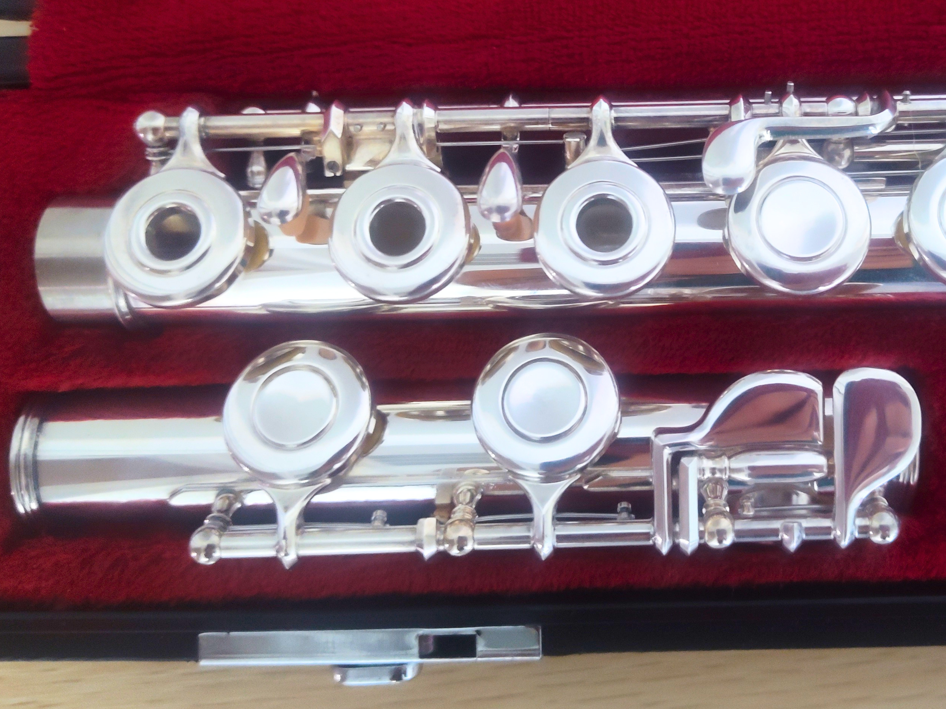 Yamaha Flute YFL-285 In line G Open Hole C Foot Overhauled Flute