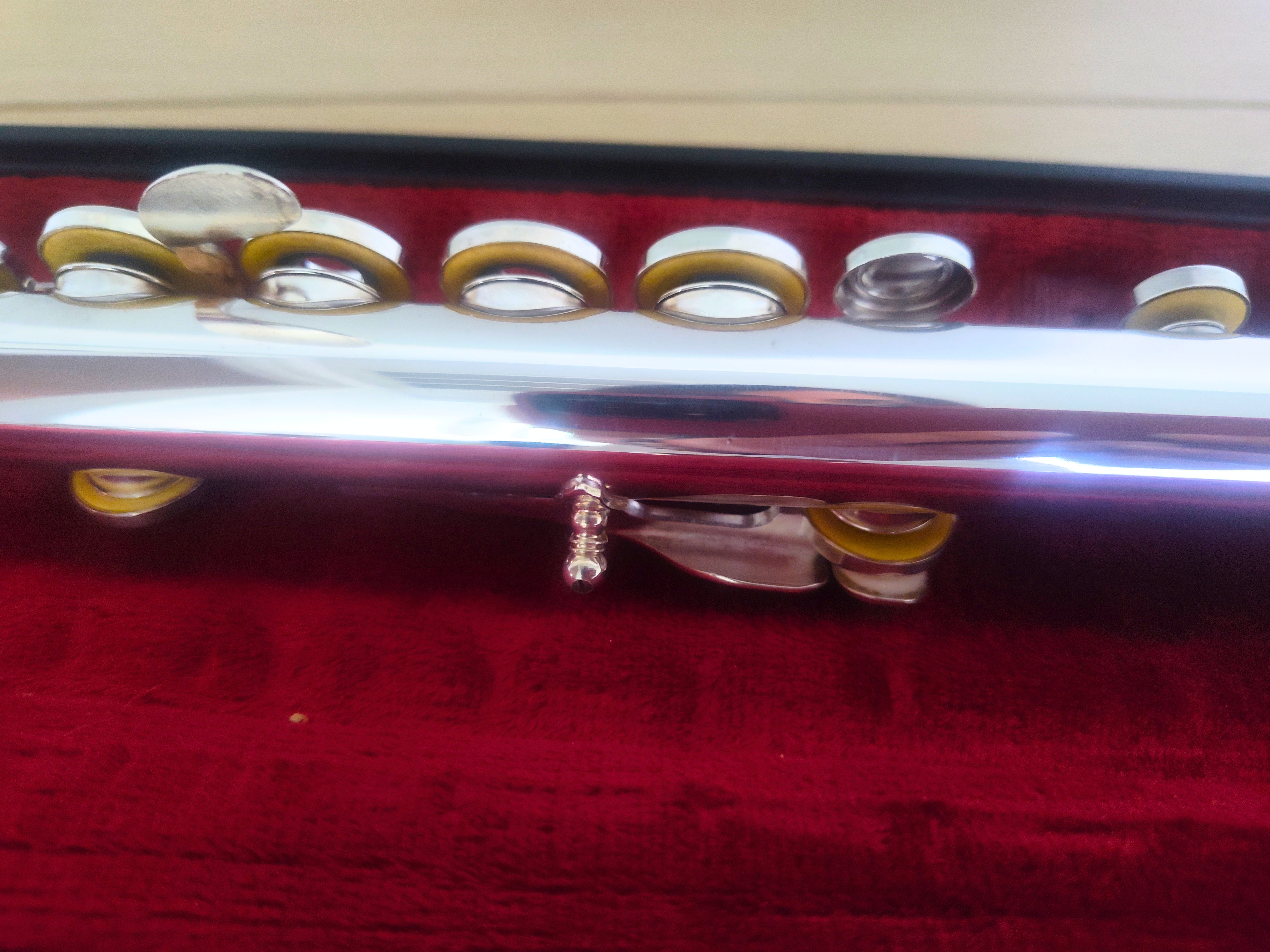 Yamaha Flute YFL-285 In line G Open Hole C Foot Overhauled Flute