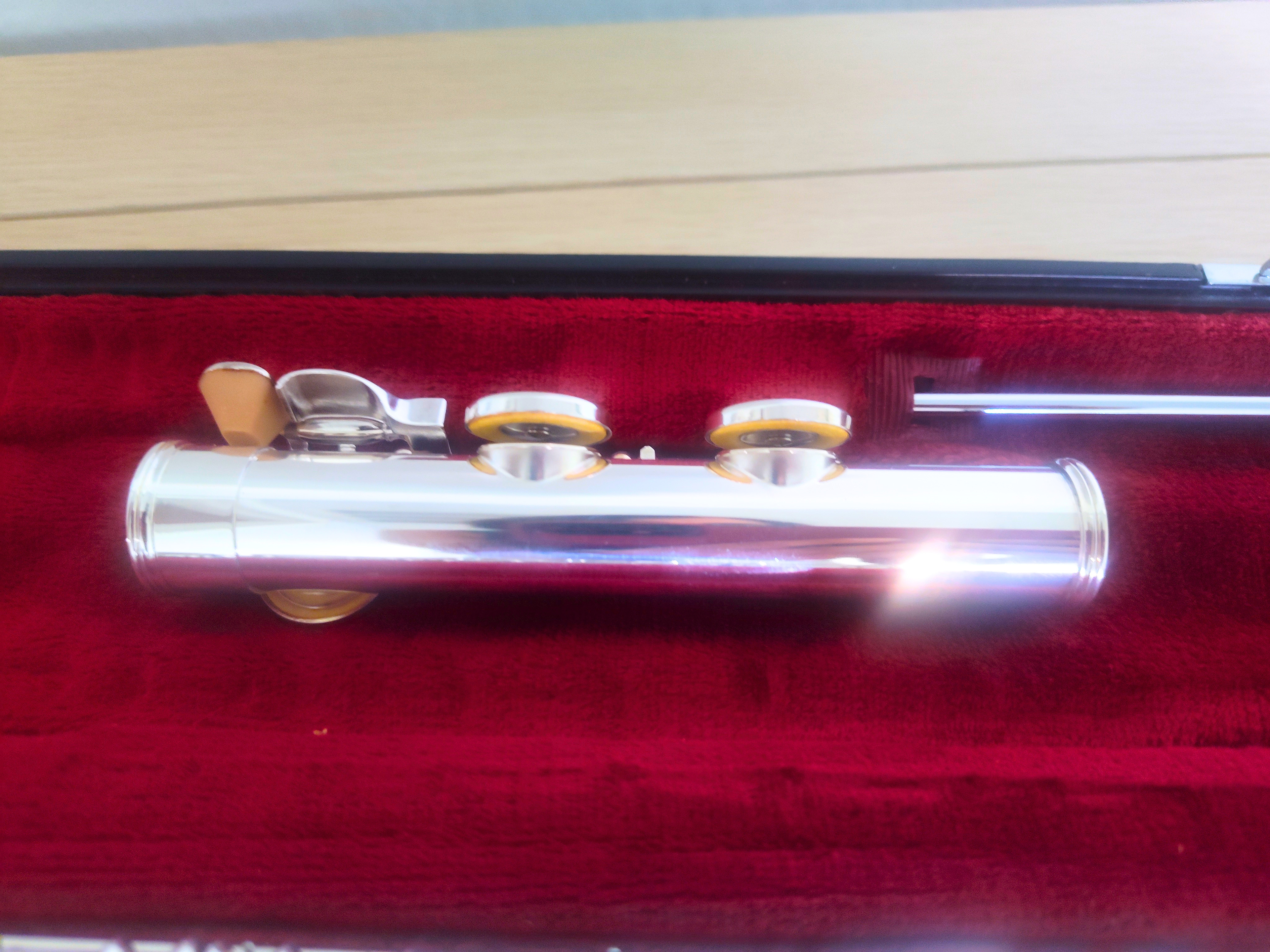 Yamaha Flute YFL-285 In line G Open Hole C Foot Overhauled Flute