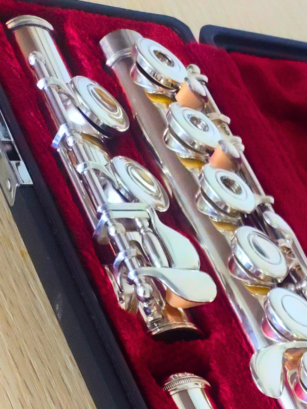 Yamaha Flute YFL-285 In line G Open Hole C Foot Overhauled Flute